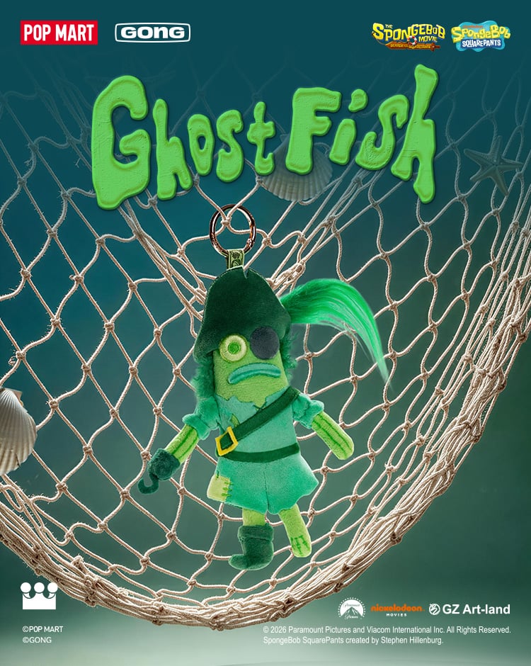 Bikini Bottom Buddies - Ghost Fish Series Plush Pendant