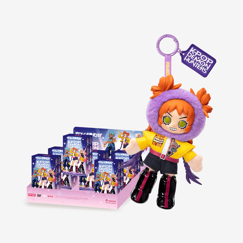 Peach Riot × KPop Demon Hunters Series Plush Doll Pendant
