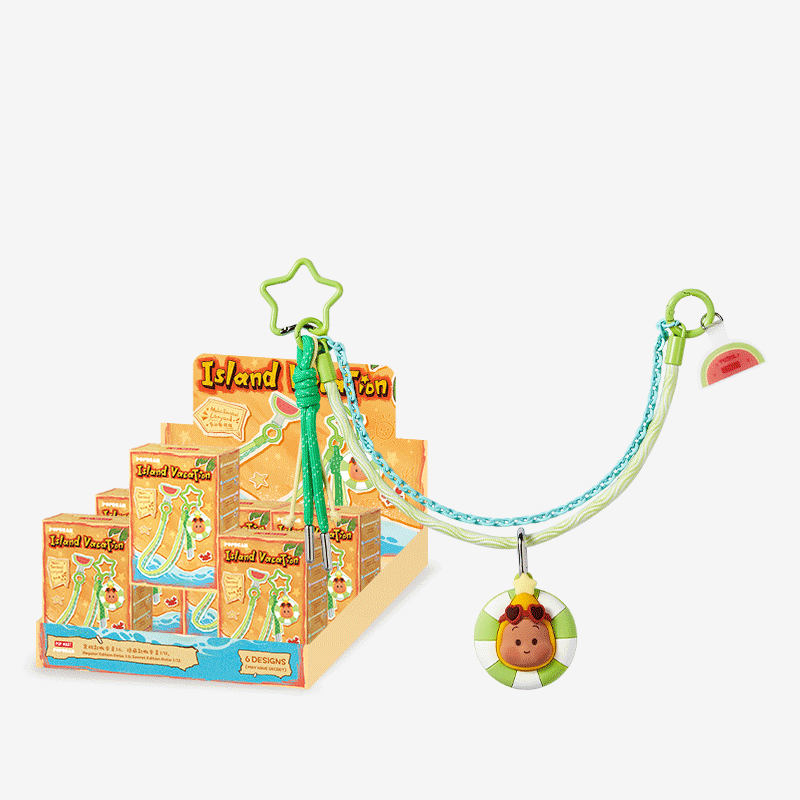 POP BEAN Island Vacation Series Multi-functional Lanyard