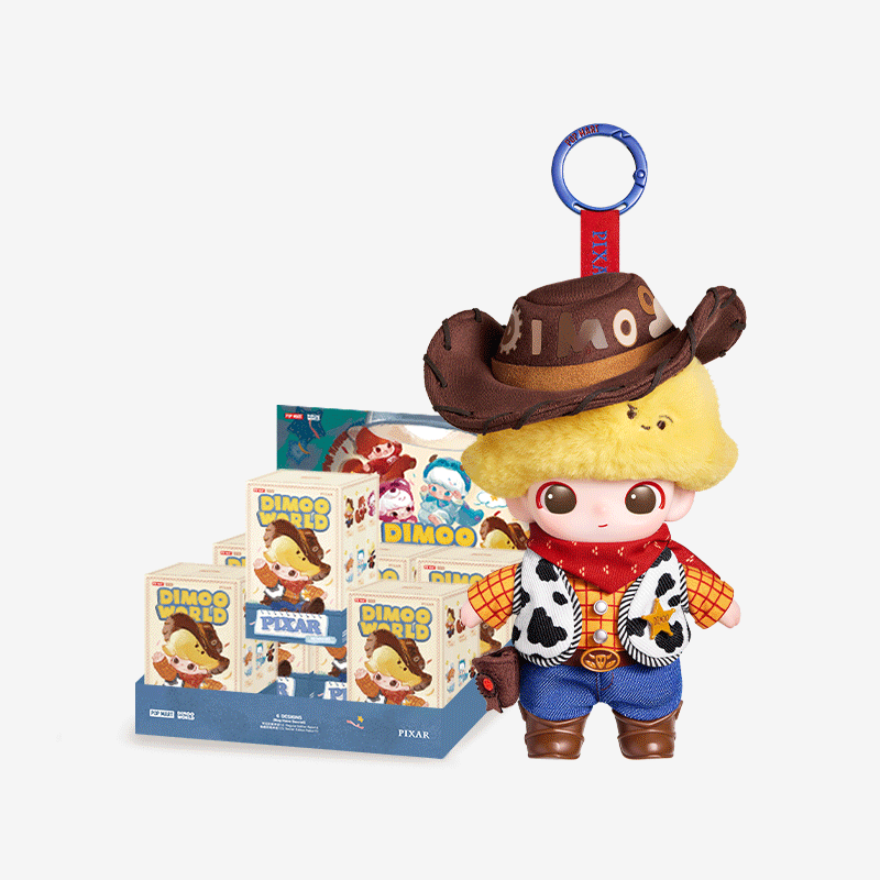 DIMOO WORLD × PIXAR Series- Vinyl Plush Pendant Blind Box