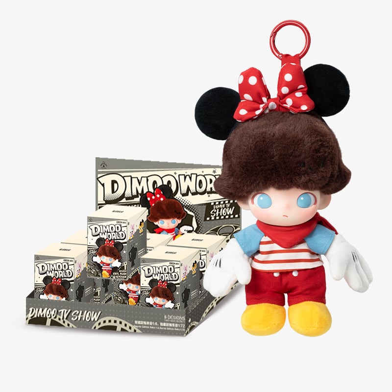 DIMOO WORLD × DISNEY Series-Vinyl Plush Keychain Blind Box
