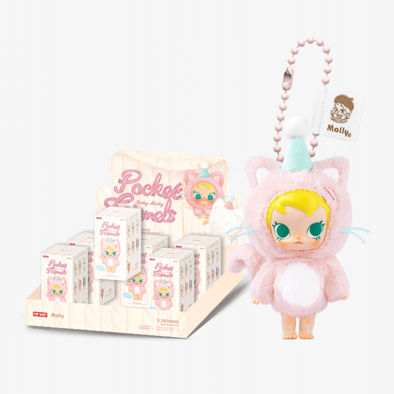 Baby Molly Pocket Friends Series-Vinyl Plush Pendant Blind Box
