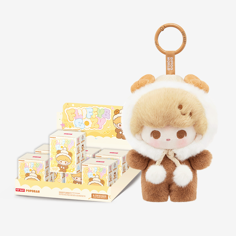 POP BEAN Fluffy & Cozy Series-Plush Pendant Blind Box