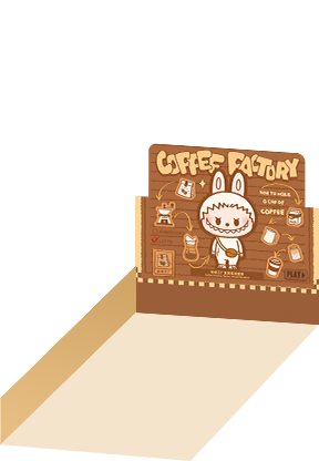 POP BEAN コーヒーファクトリーシリーズ ぬいぐるみペンダント | POP