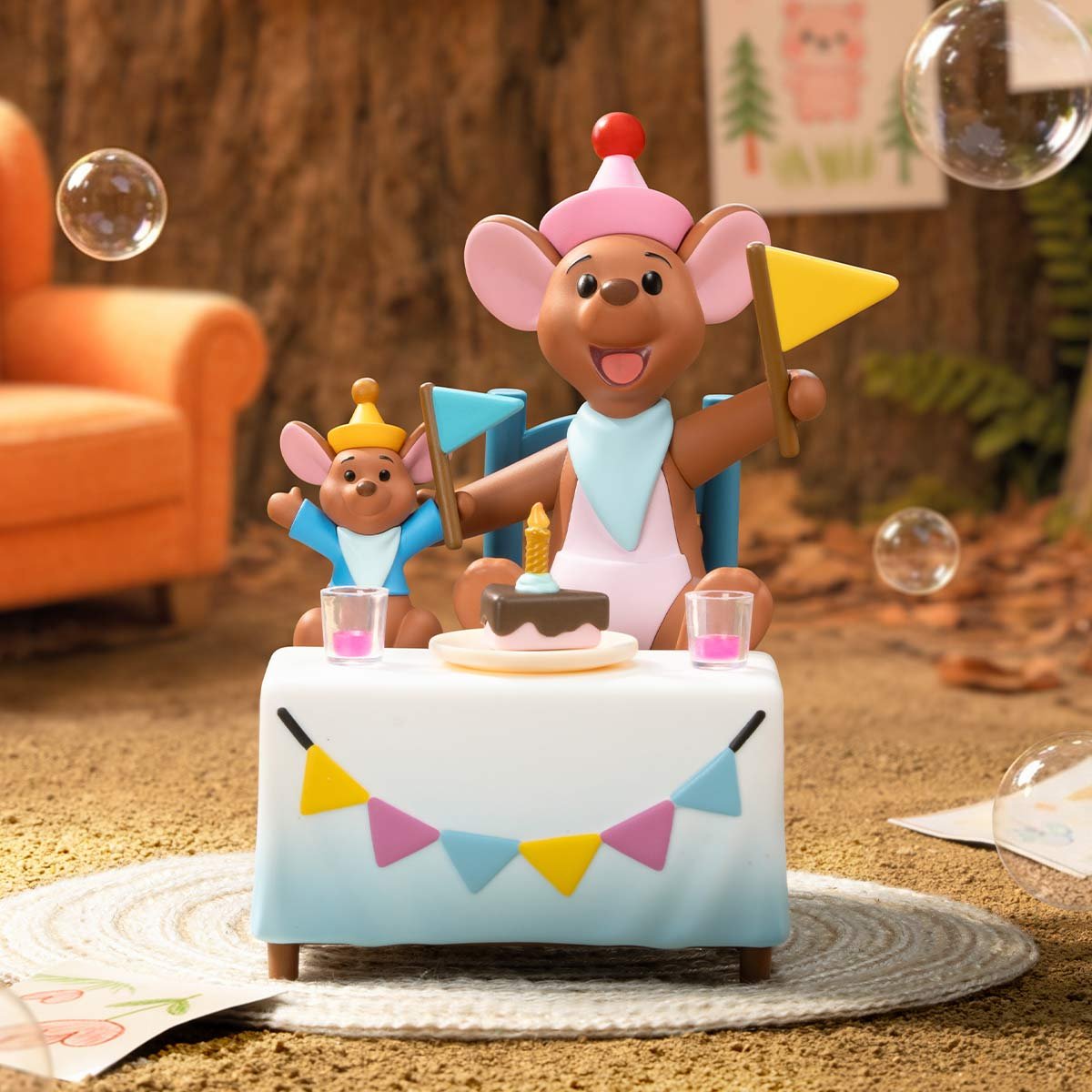 ポップマート　くまのプーさん　let's party フィギュア　５点セット Disney くまのプーさん Let's Party シリーズ フィギュア | POP MART