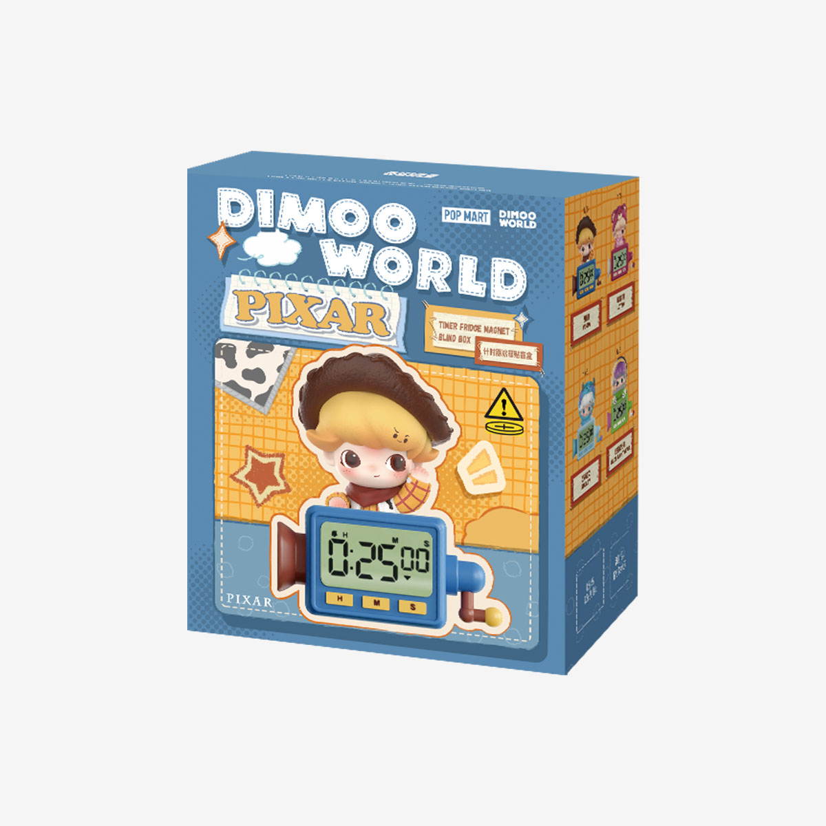 DIMOO WORLD × PIXAR Series-Timer Fridge Magnet Blind Box | POP