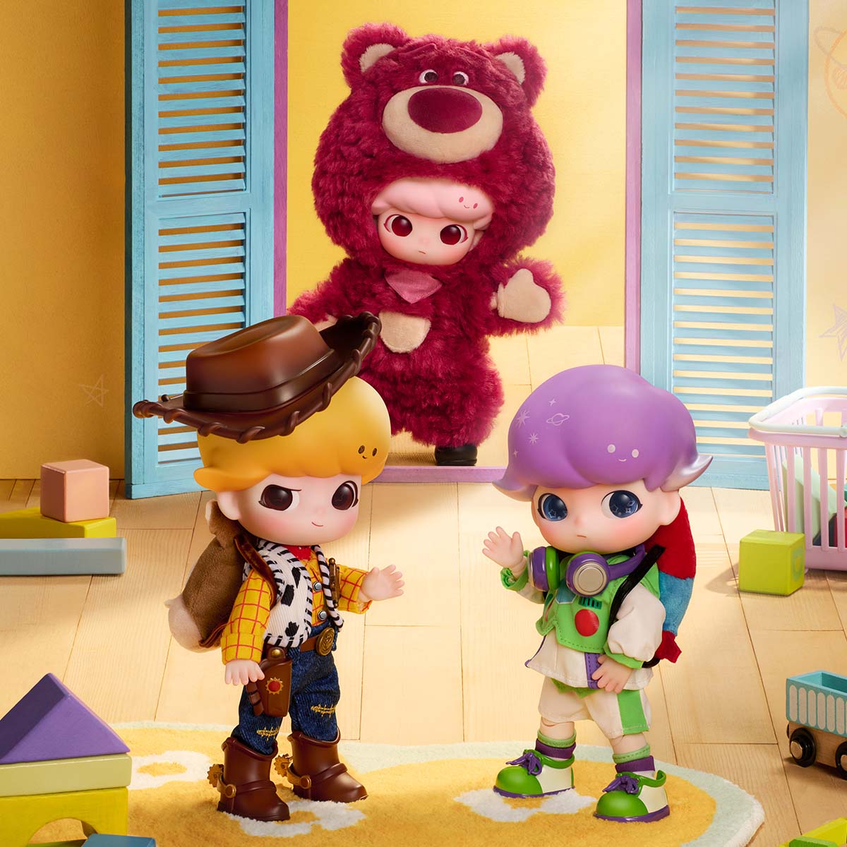 DIMOO トイ・ストーリー ロッツォ 1/8アクションフィギュア DIMOO Toy Story シリーズ 1/8 アクションフィギュア | ポップマート