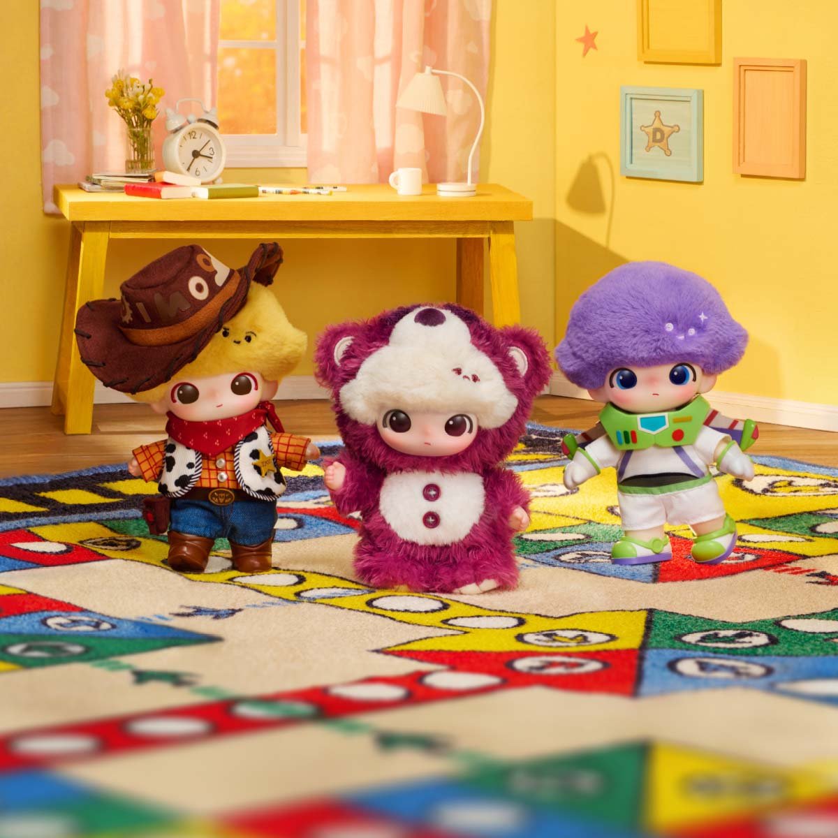 【POPLAND限定】POPMART DIMOO ぬいぐるみペンダント DIMOO WORLD × PIXAR シリーズ ぬいぐるみペンダント | POP MART (Japan)