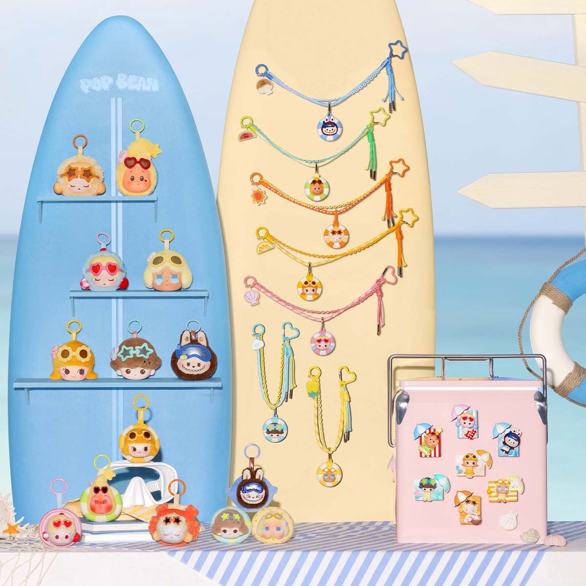 POP BEAN Island Vacation シリーズ イヤホンケース | ポップマート