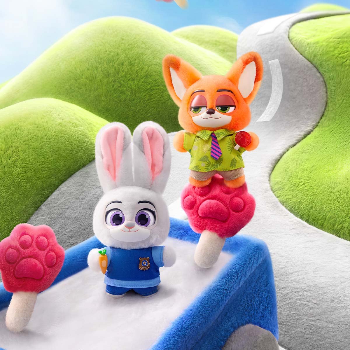 Zootopia Ace Duo シリーズ ぬいぐるみキーホルダー | ポップマート