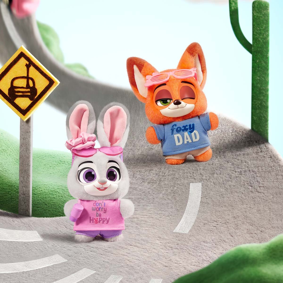 Zootopia Ace Duo シリーズ ぬいぐるみキーホルダー | ポップマート