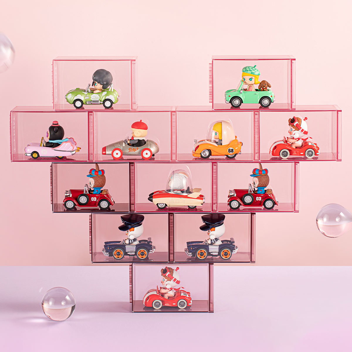 POP シングル アクリル ディスプレイ ボックス 3個入り | ポップマート