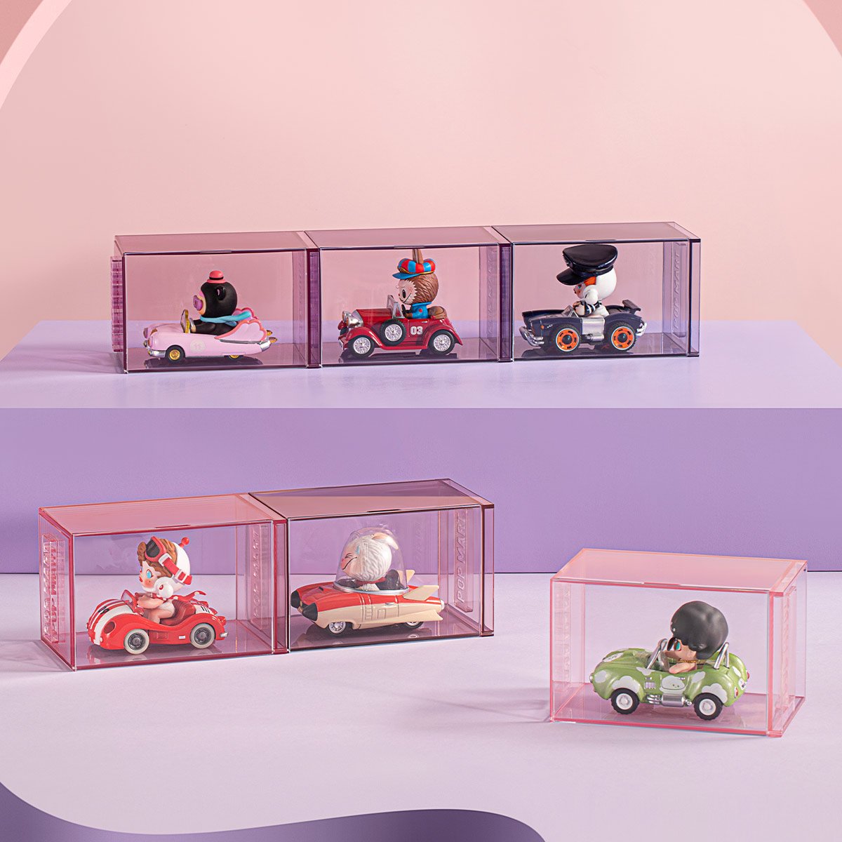 POP シングル アクリル ディスプレイ ボックス 3個入り | ポップマート