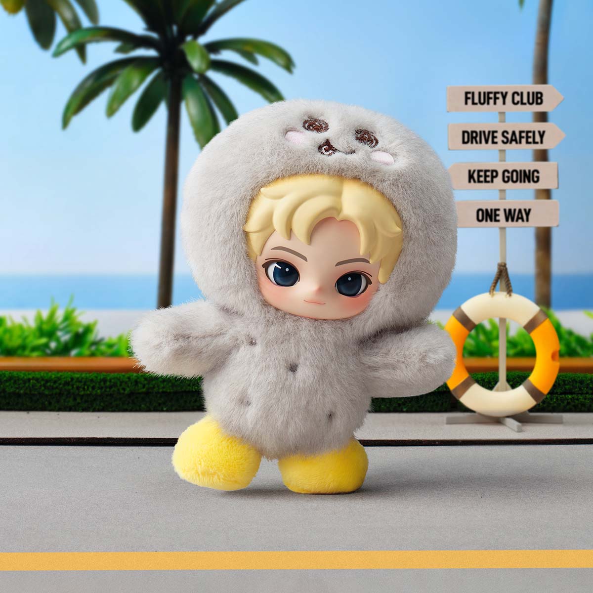 RIIZE Fluffy Club Series Vinyl Plush Doll Pendant | POP MART