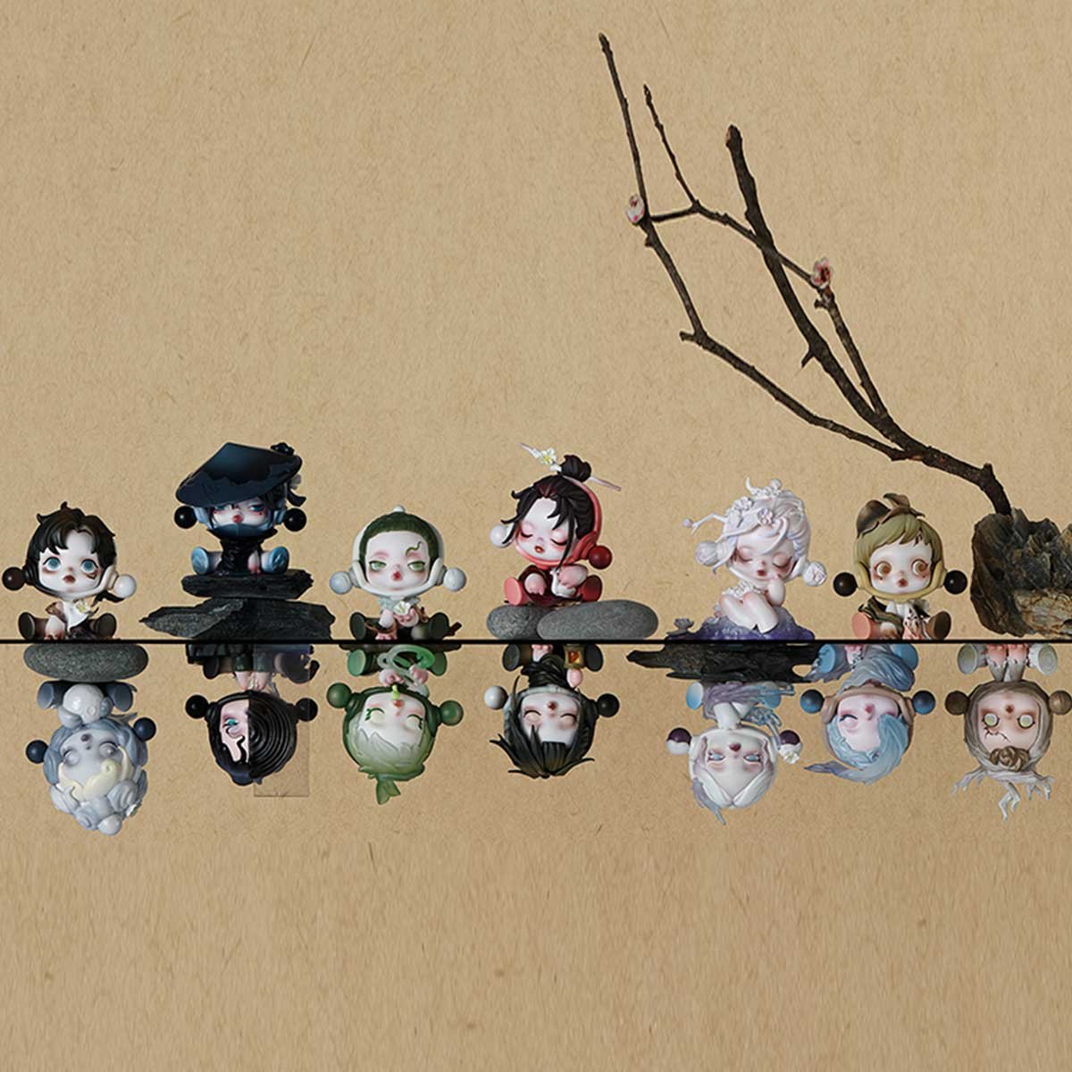 SKULLPANDA The Ink Plum Blossom シリーズ | POP MART (Japan)