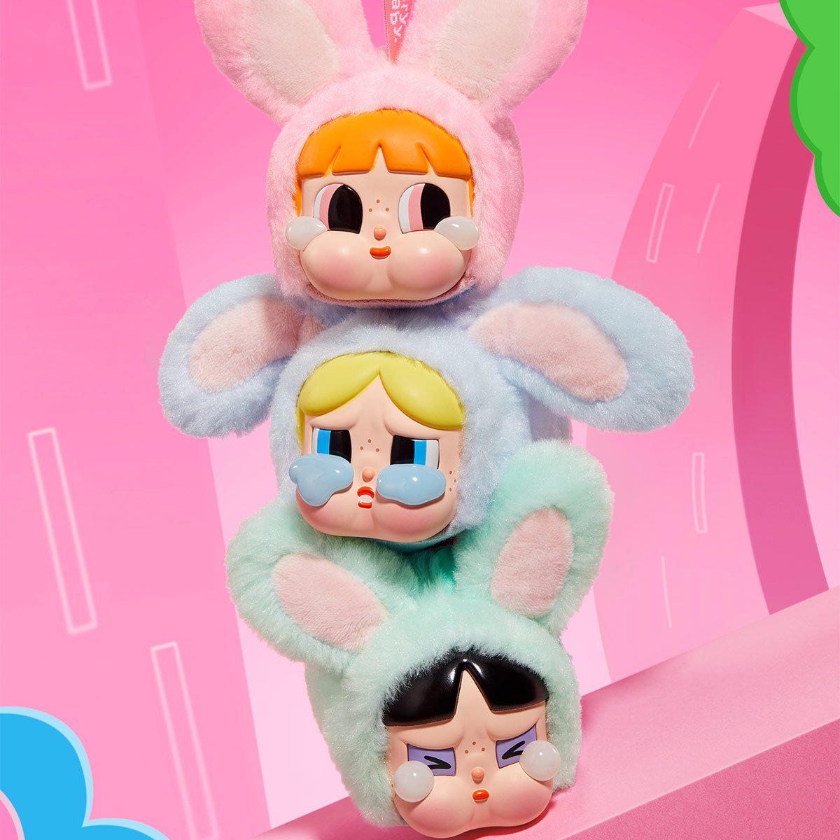 CRYBABY × パワーパフ ガールズ シリーズ ぬいぐるみ | POP MART (Japan)