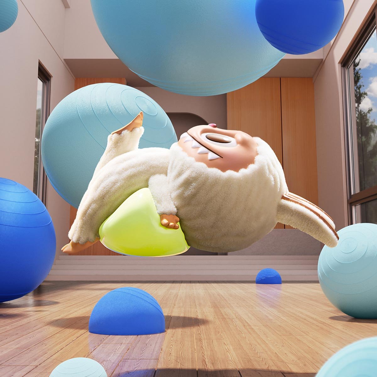 THE MONSTERS Lazy Yoga シリーズ | POP MART (Japan)