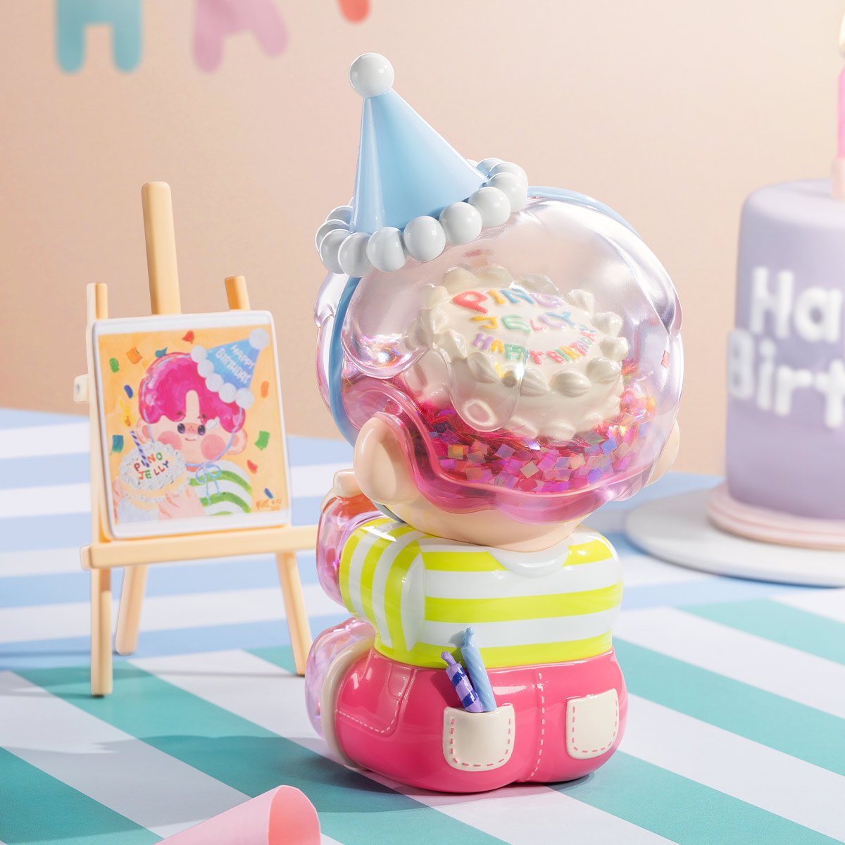 【非売品】 PINO JELLY 2025年11月 誕生月限定バッジ PINO JELLY Birthday Bash Figurine | ポップマート