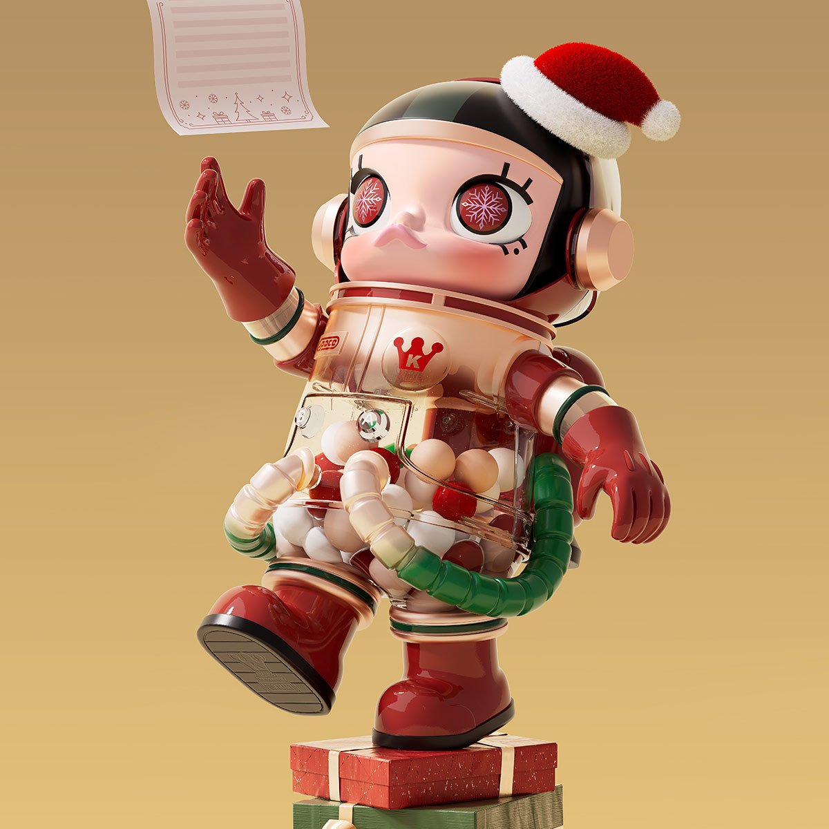 その他 MEGA SPACE MOLLY 400% Christmas2024 MEGA SPACE MOLLY 400% Christmas 2024 | ポップマート