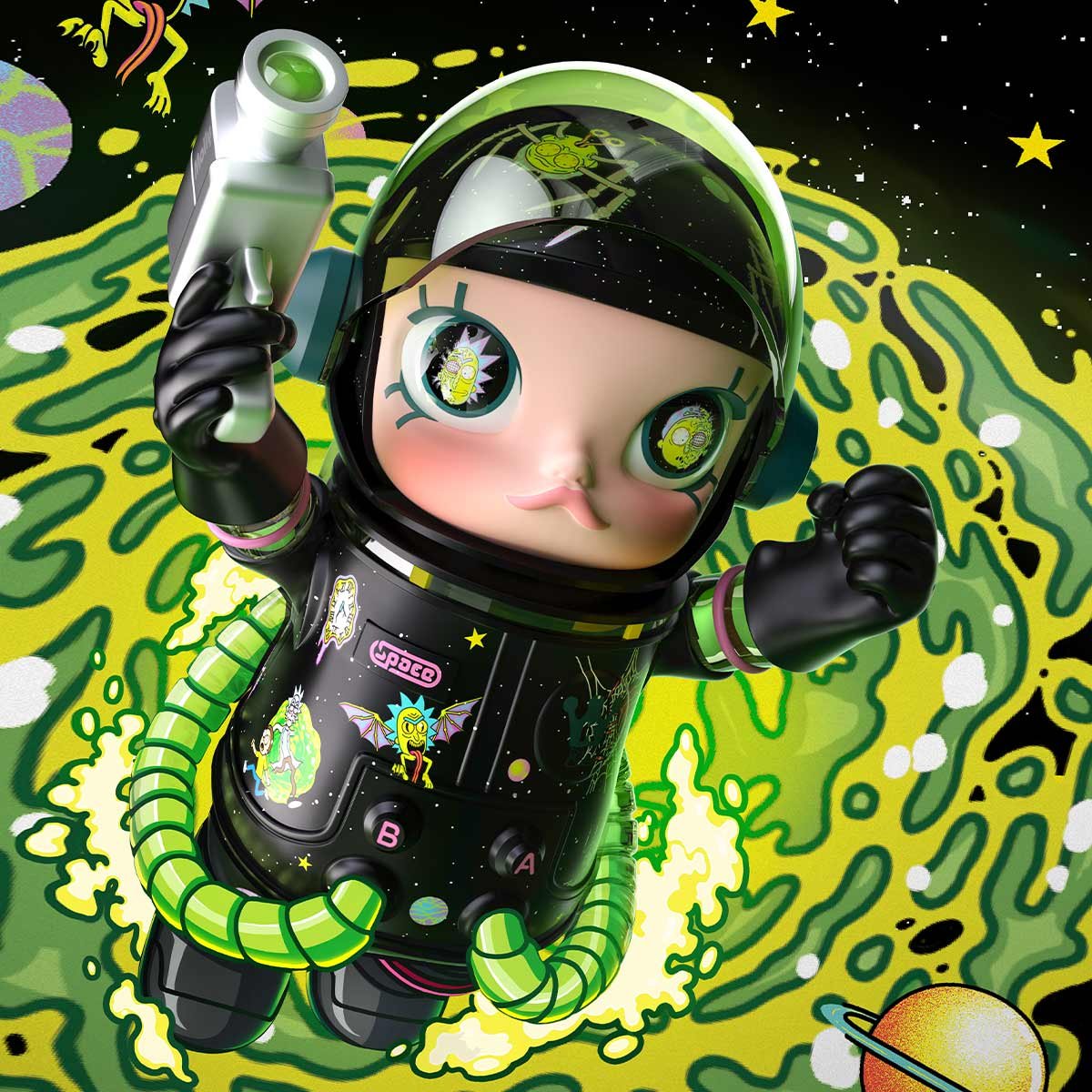 MEGA SPACE MOLLY 400% Rick and Morty | POP MART (Australia)