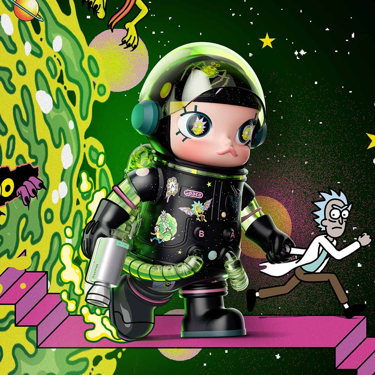 MEGA SPACE MOLLY 400% Rick and Morty | ポップマート