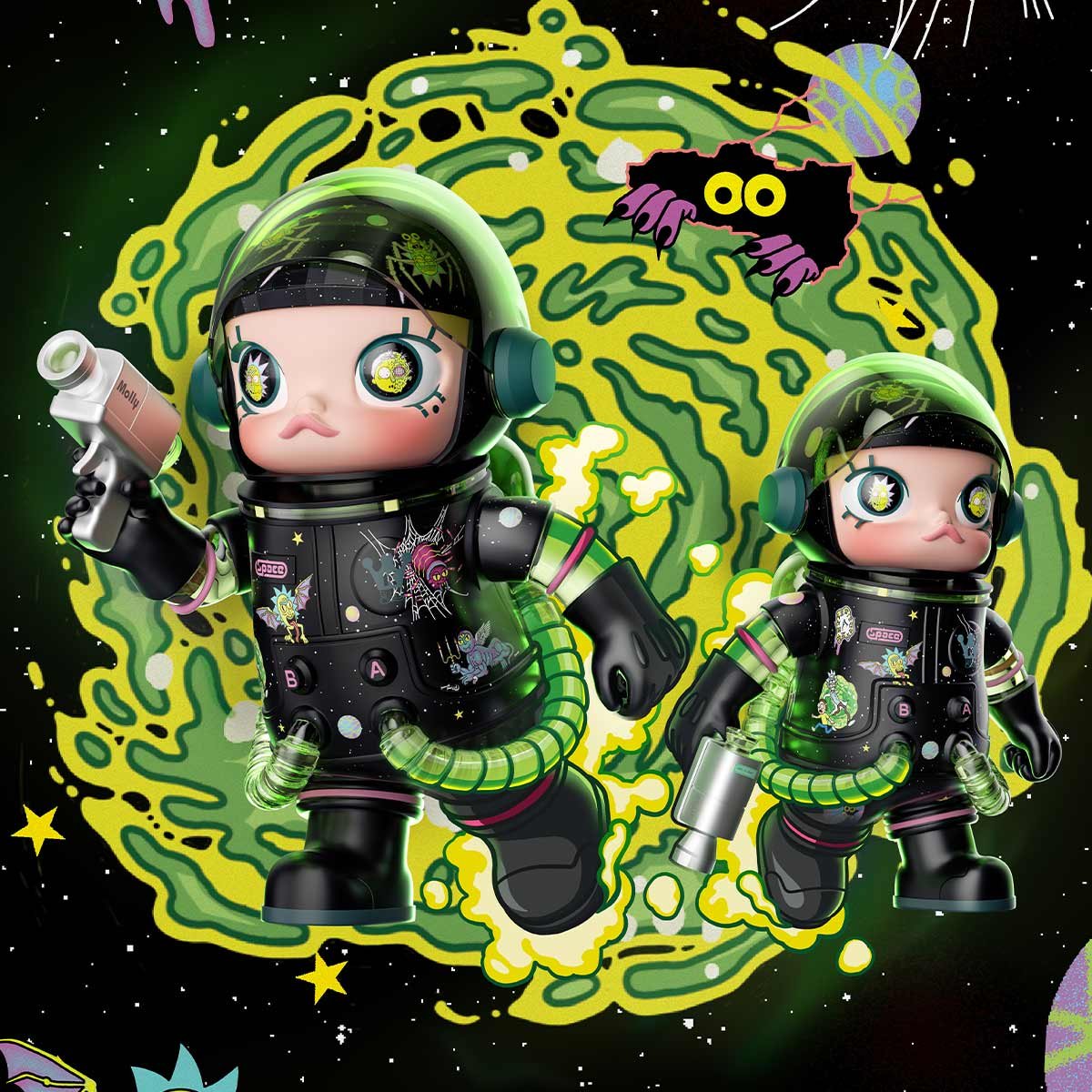 MEGA SPACE MOLLY 400% Rick and Morty | POP MART (Australia)