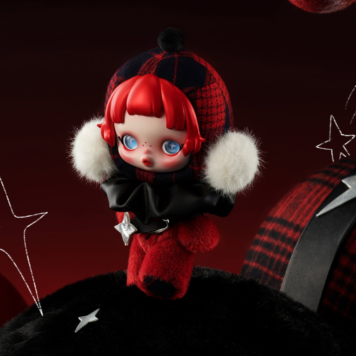 SKULLPANDA Winter Symphony シリーズ ぬいぐるみペンダント | ポップ