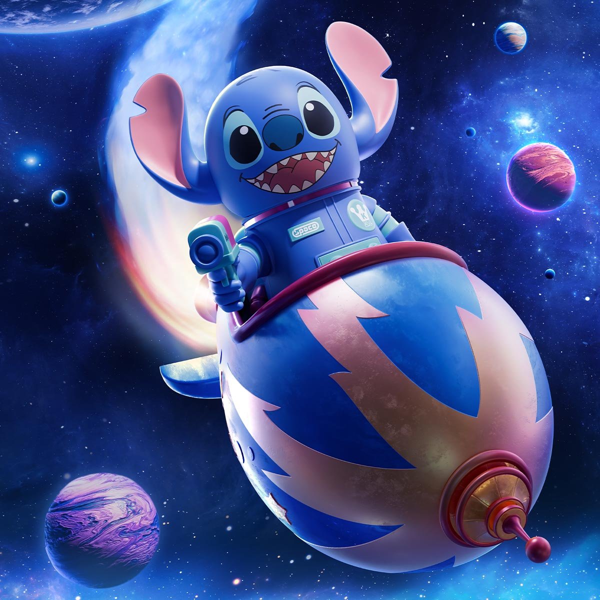 MEGA SPACE MOLLY 1000% Stitch | POP MART (Australia)