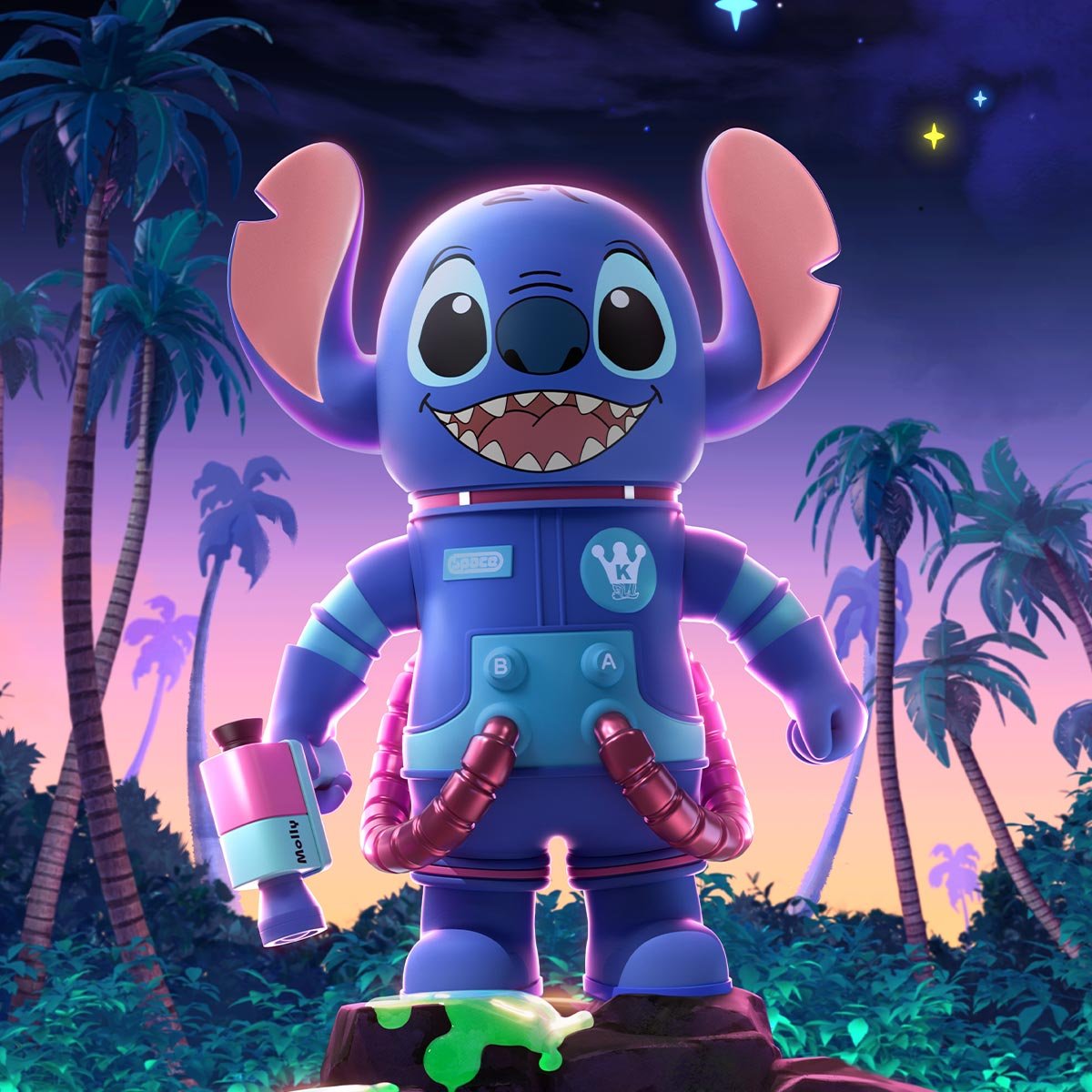 MEGA SPACE MOLLY 1000% Stitch | ポップマート
