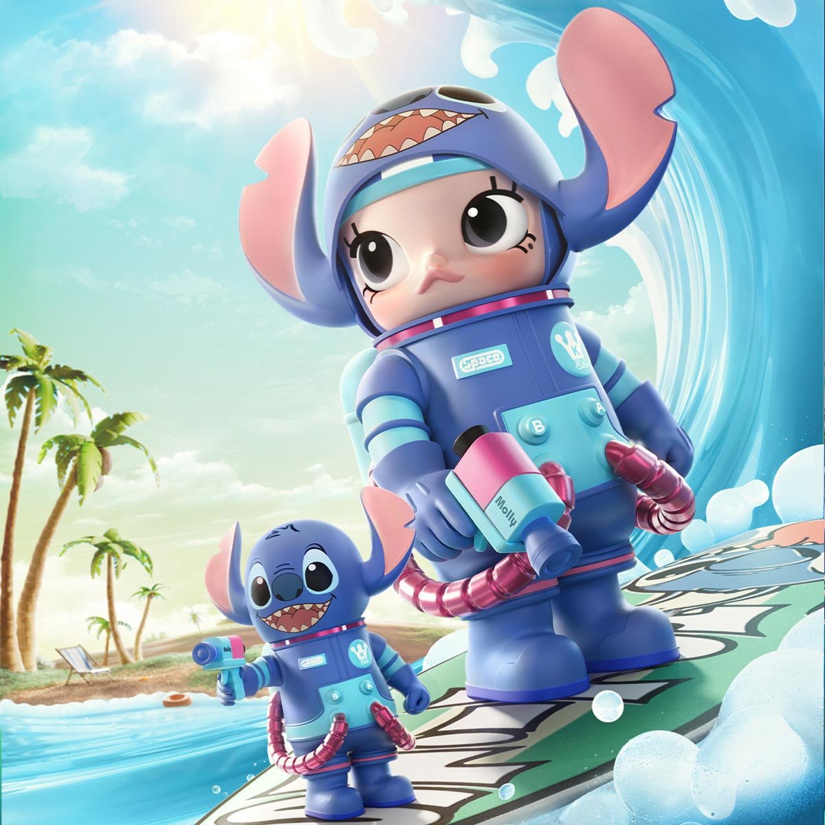 MEGA SPACE MOLLY 1000% Stitch | ポップマート