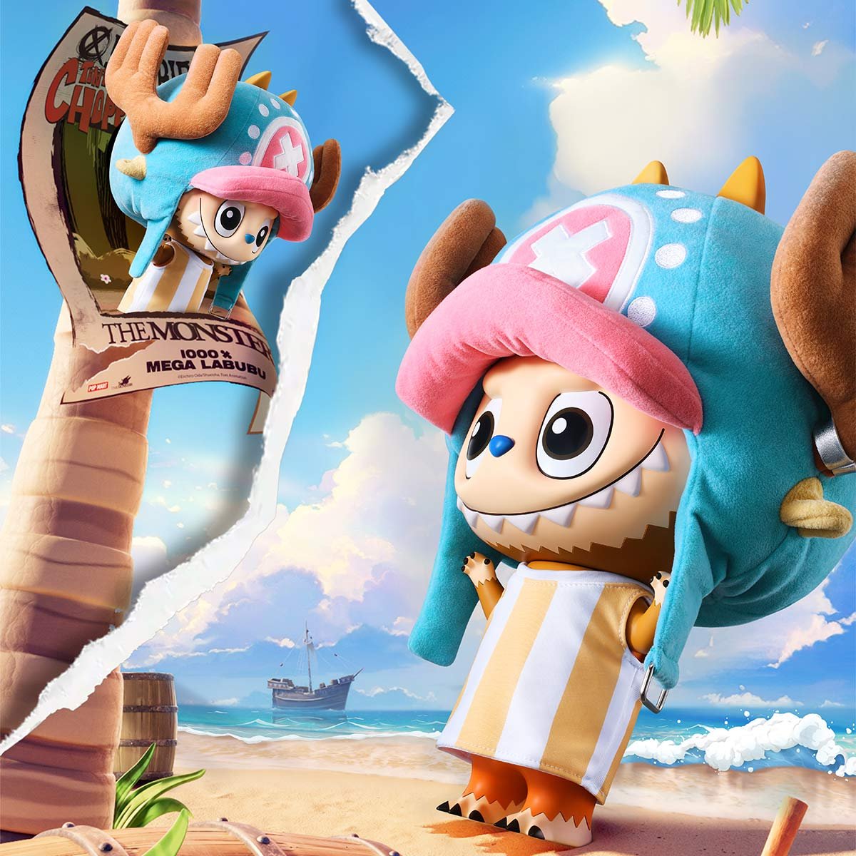 MEGA LABUBU 400% TONY TONY CHOPPER | POP MART (Australia)