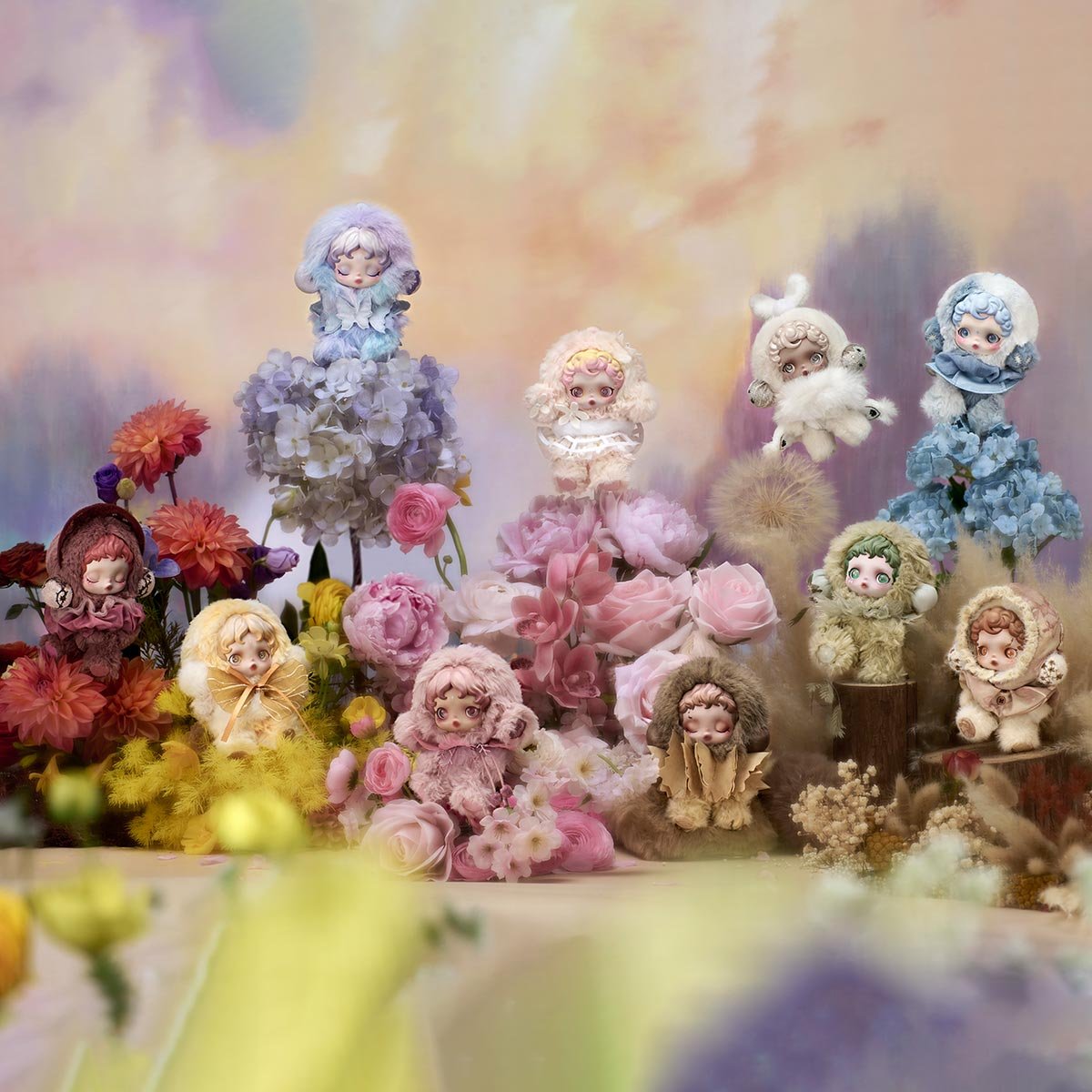 SKULLPANDA L’impressionnisme ぬいぐるみペンダント SKULLPANDA L'impressionnisme シリーズぬいぐるみペンダント | POP