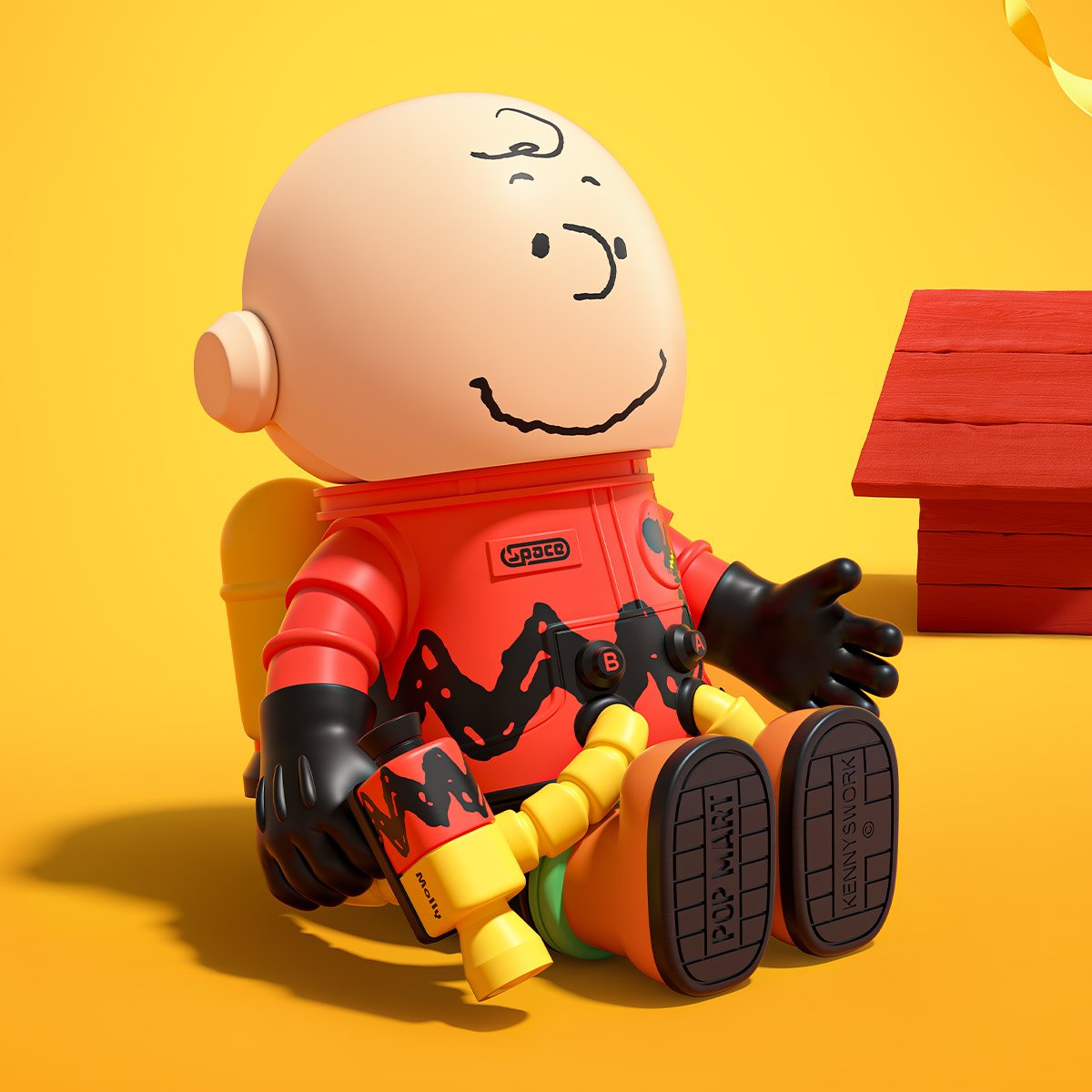 MEGA SPACE MOLLY 100% Charlie Brown & Snoopy | POP MART (Japan)