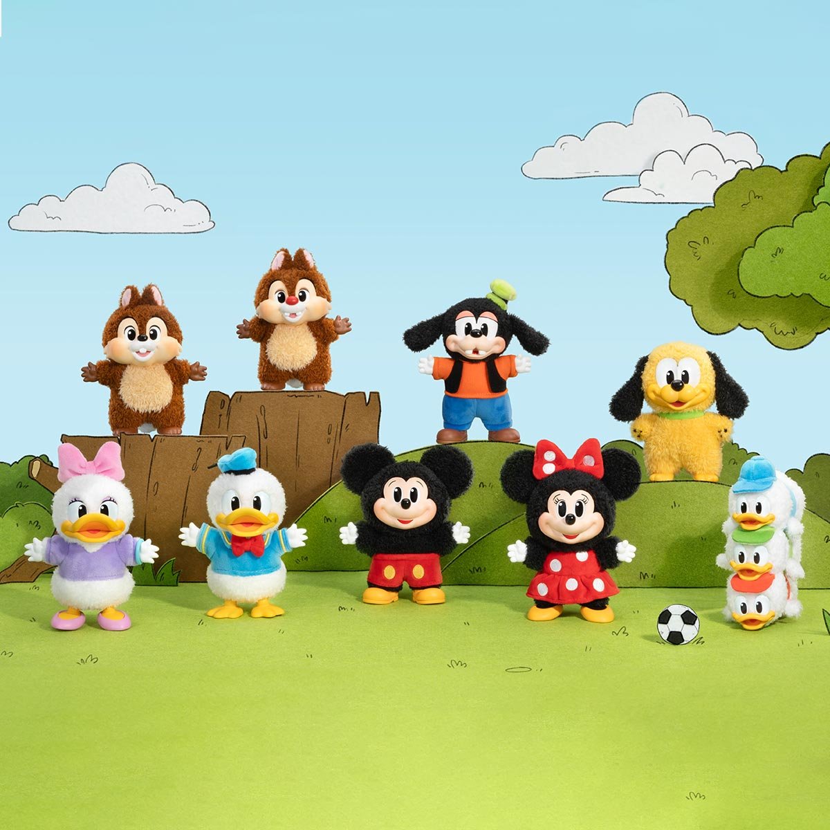 DISNEY ミッキーファミリー キュート トゥギャザー シリーズ ぬいぐるみ DISNEY ミッキーファミリー キュート トゥギャザー シリーズ