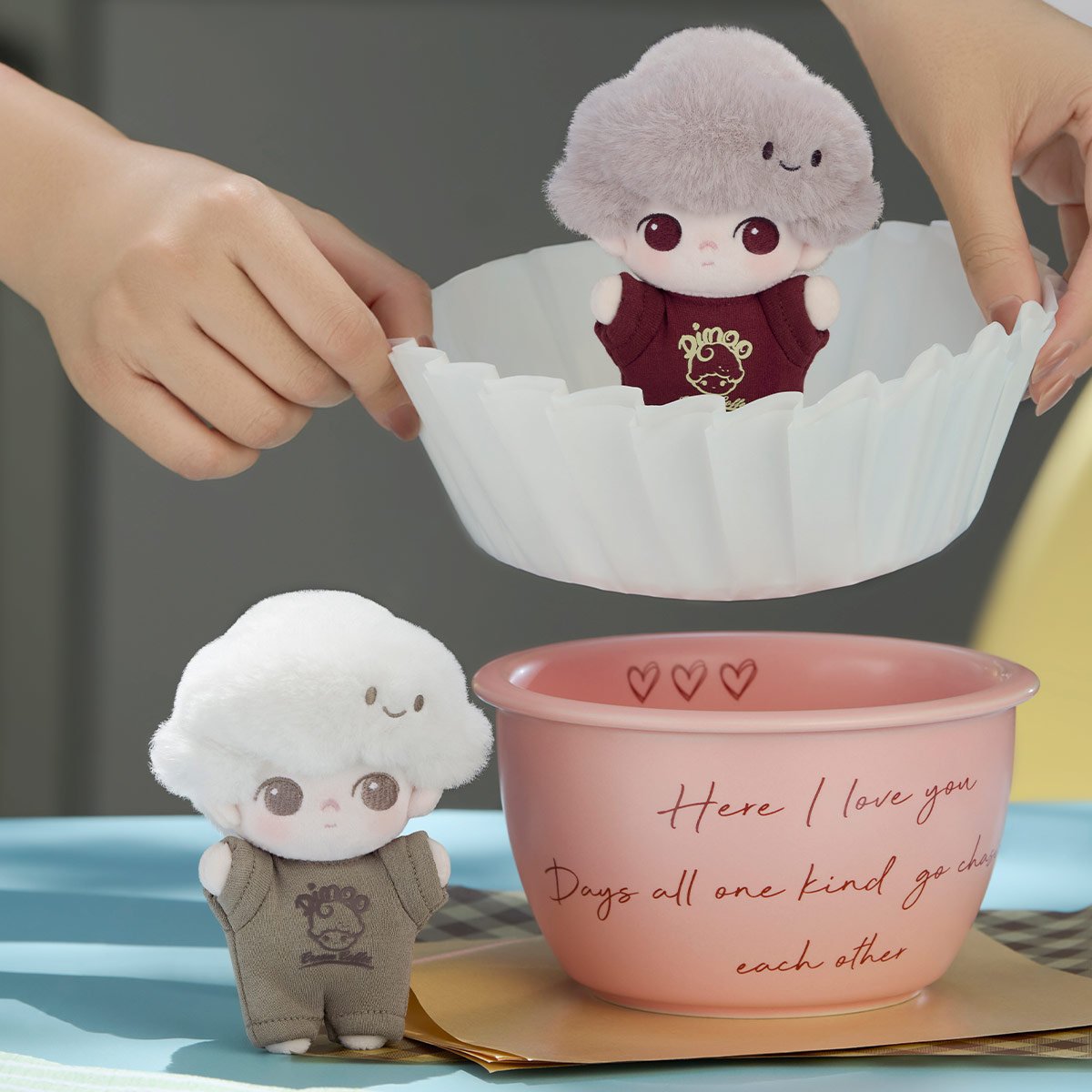 DIMOO Crush on Coffee シリーズ ぬいぐるみキーチェーン | ポップマート