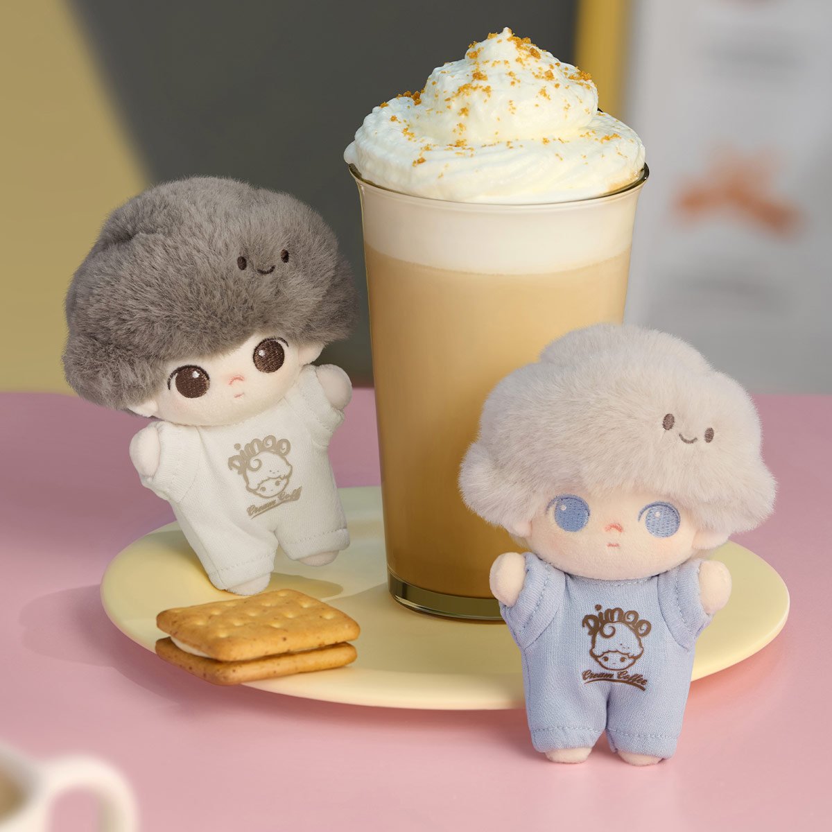 DIMOO Crush on Coffeeシリーズ ぬいぐるみキーチェーン DIMOO Crush on Coffee シリーズ ぬいぐるみキーチェーン | ポップマート