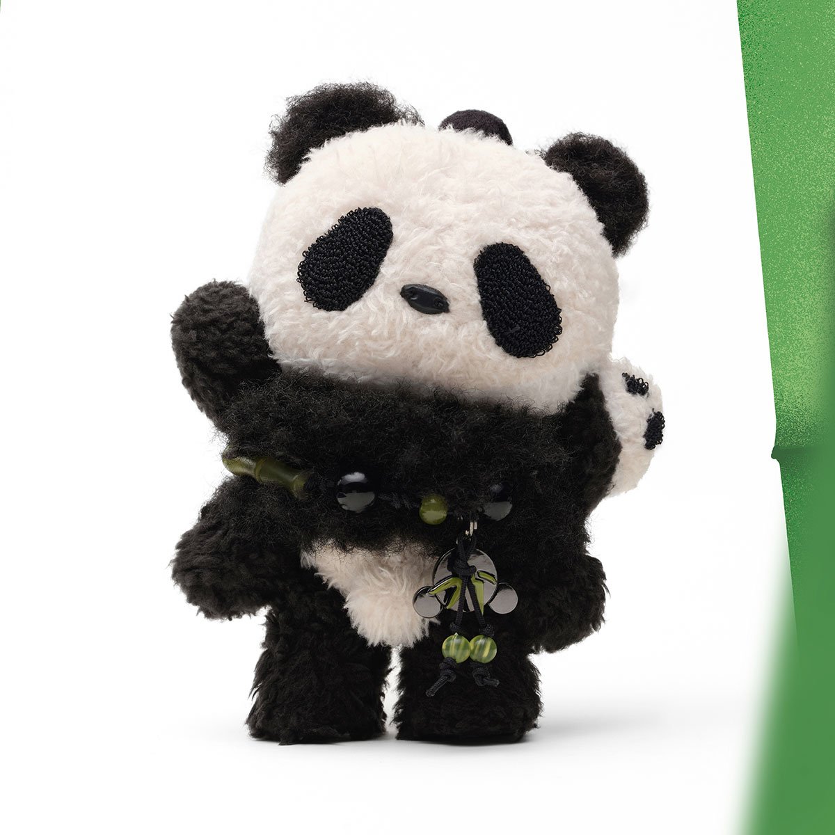 SKULLPANDA plush doll pendant ぬいぐるみペンダント SKULLPANDA Lazy Panda Plush Doll Pendant | POP MART (Singapore)