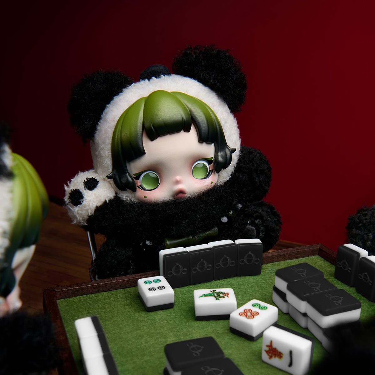 SKULLPANDA Lazy Panda ぬいぐるみペンダント | ポップマート