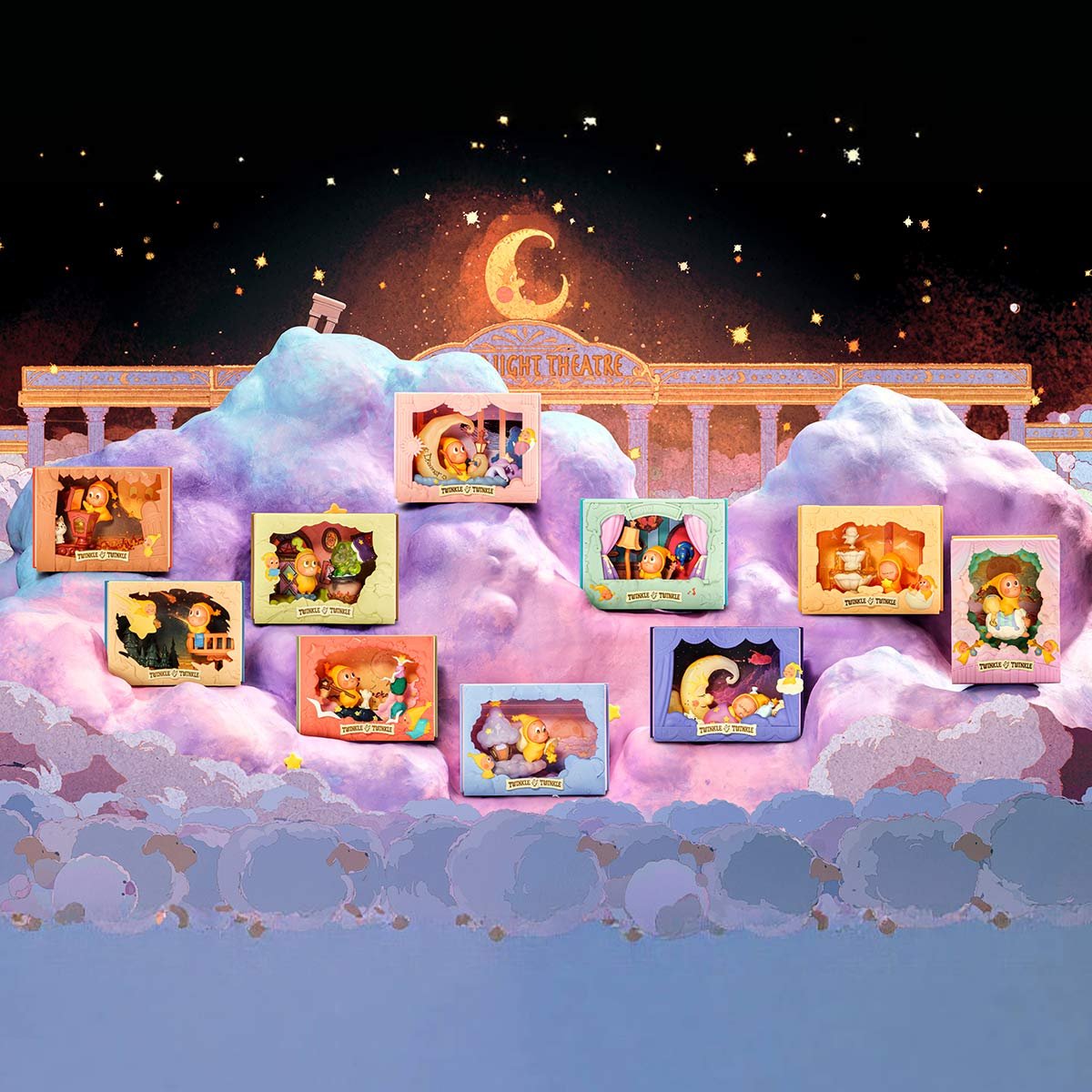 Twinkle Twinkle Light Up シリーズシーンセット | POP MART (Japan)