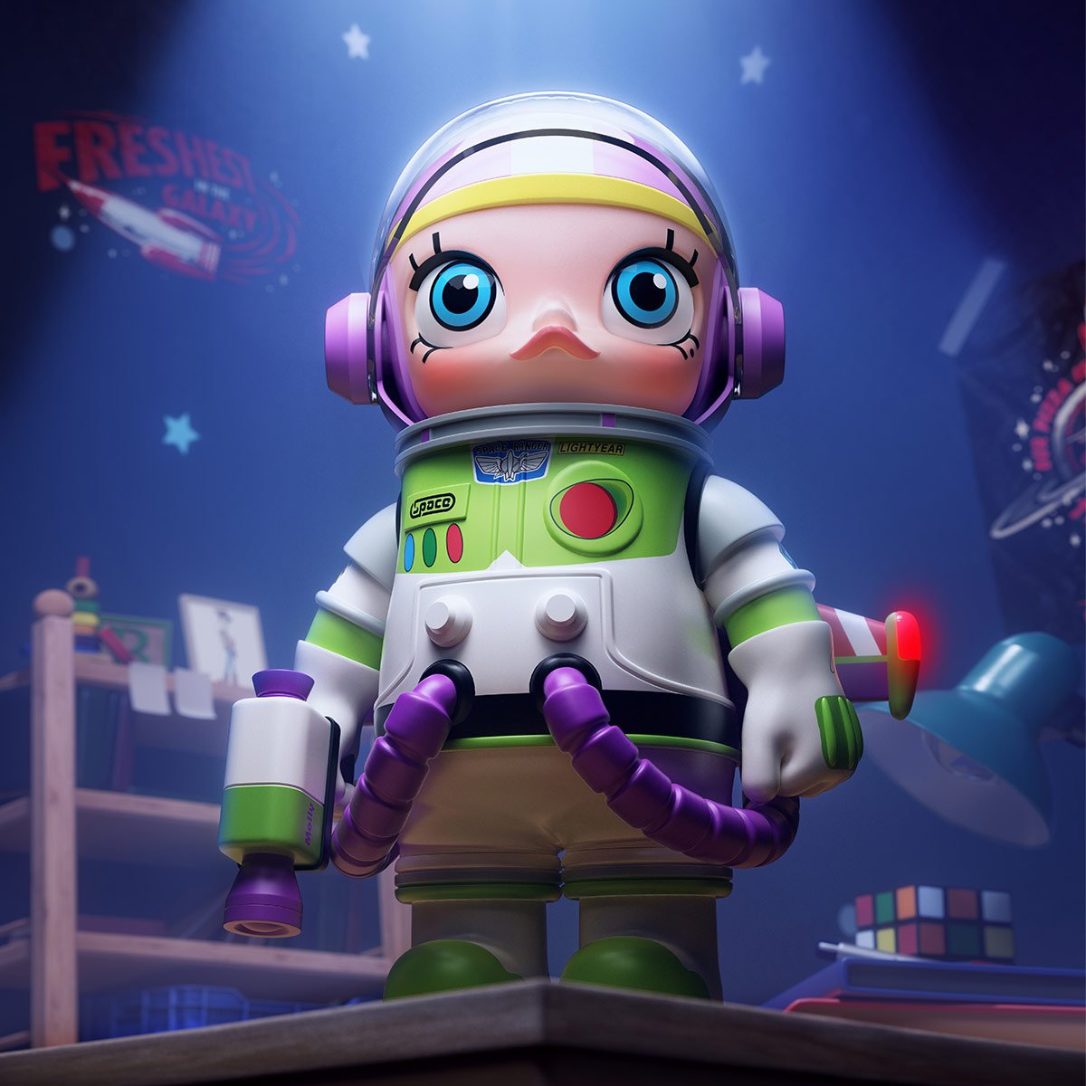 その他 MEGA SPACE MOLLY 1000% Buzz Lightyear MEGA SPACE MOLLY 1000% BUZZ LIGHTYEAR | POP MART (Australia)