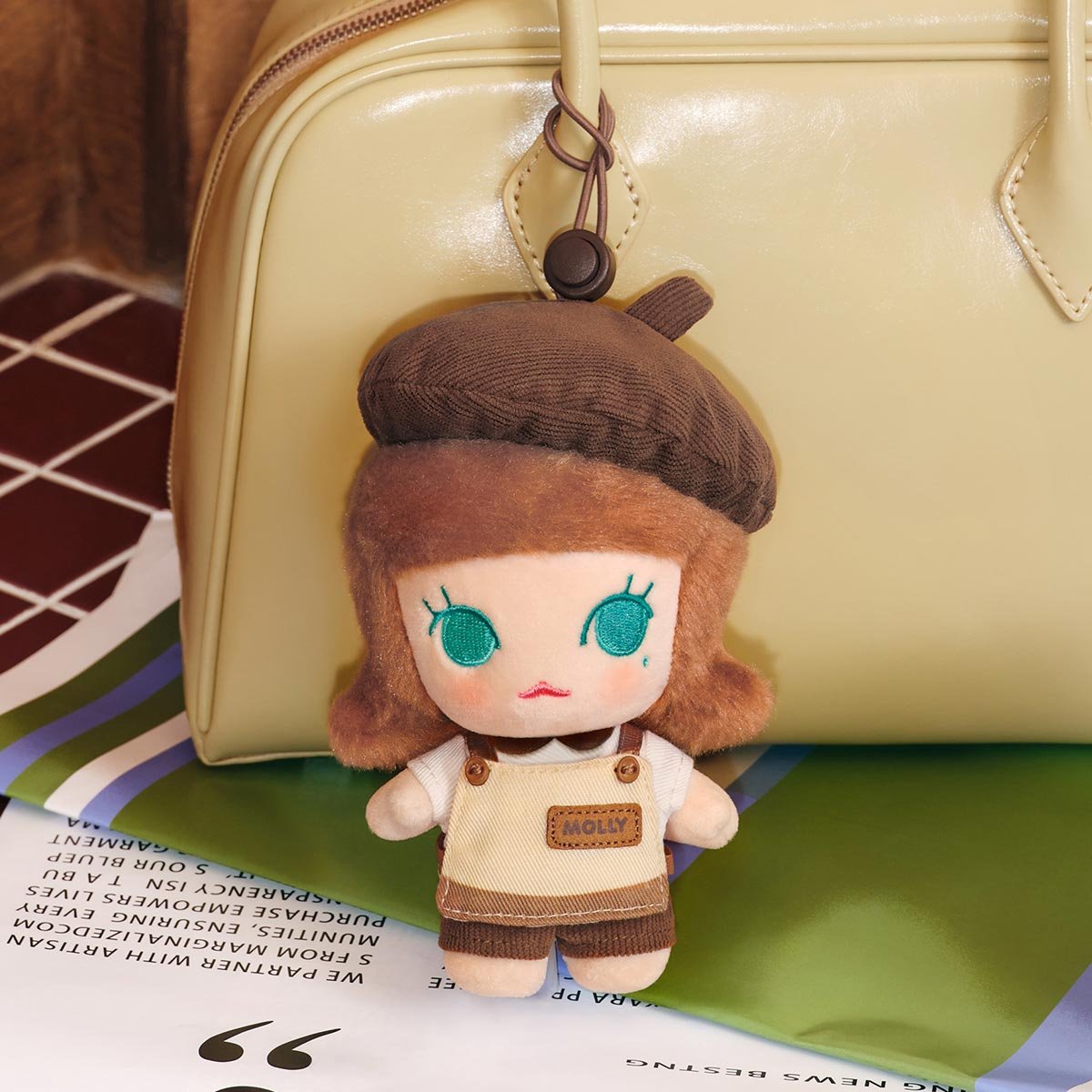 POP BEAN Coffee Factory Series-Plush Pendant | POP MART (Singapore)