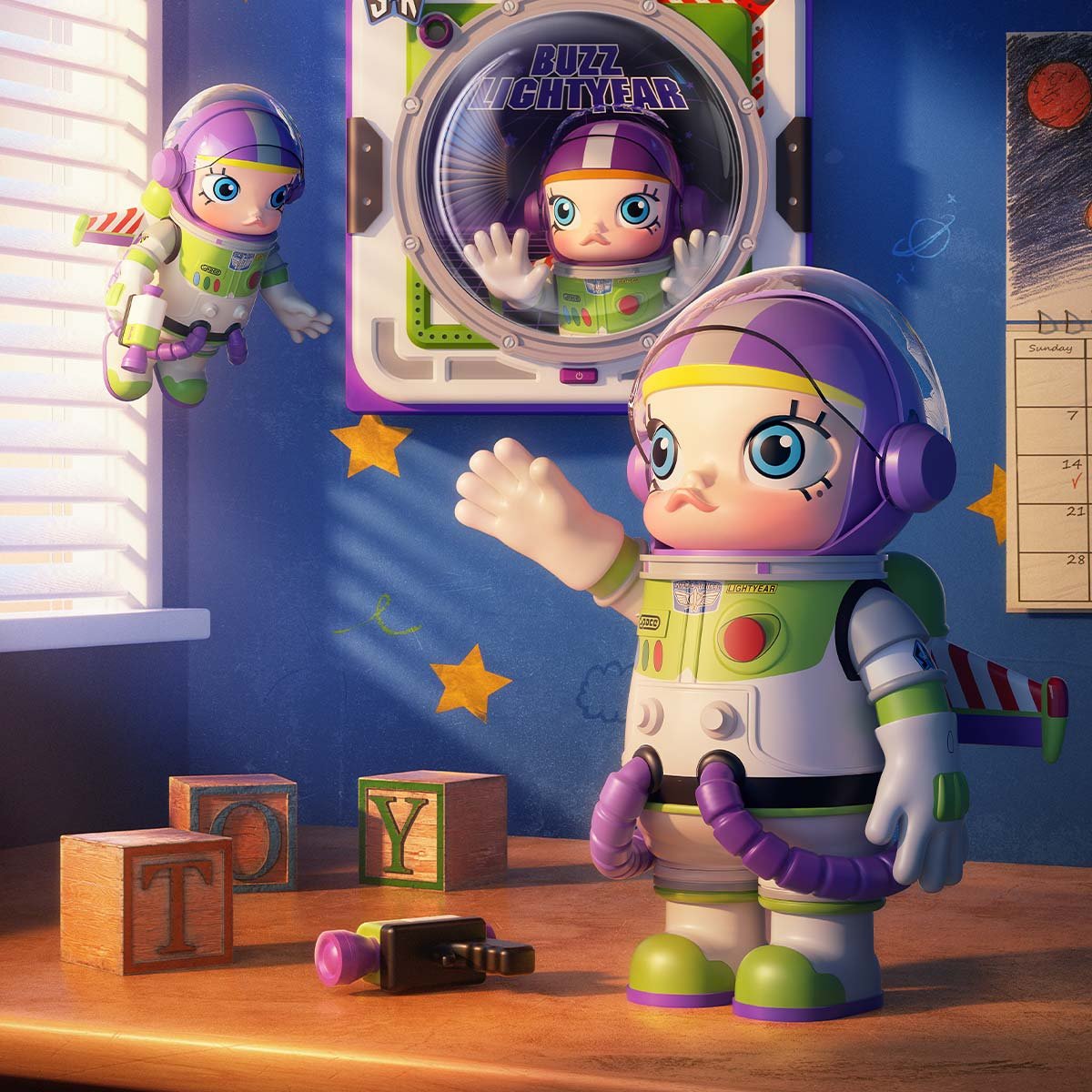 MEGA SPACE MOLLY 400% Buzz Lightyear | POP MART (Malaysia)