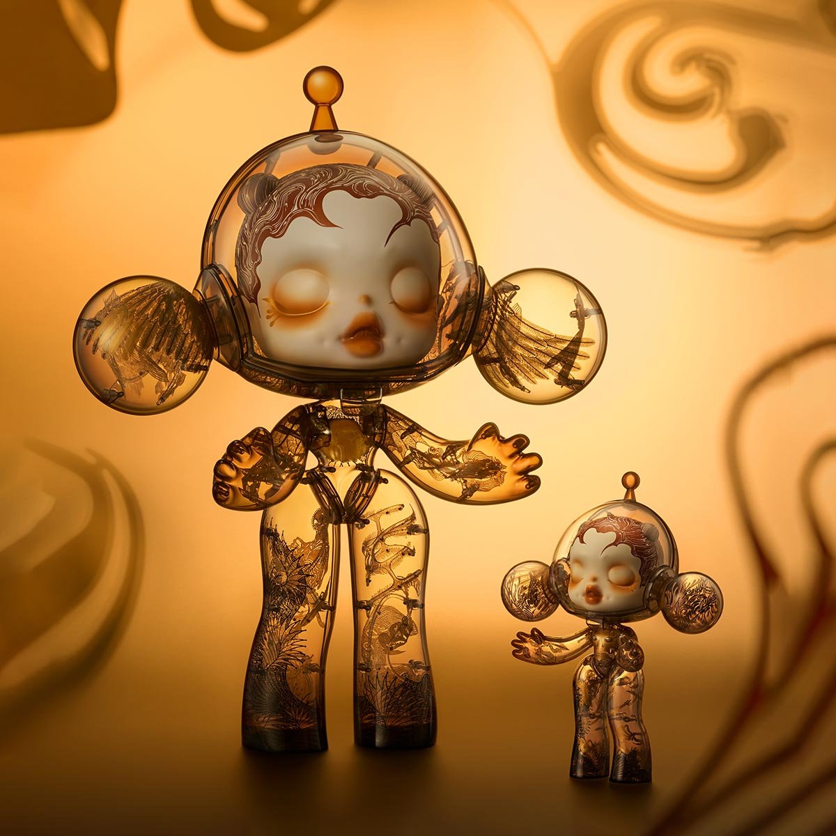 【限定1】額の頭蓋骨 ンガン 愛情、幸運 プラクルアン MEGA α SKULLPANDA 400% Wu Jian'an-The Heaven of Nine Levels
