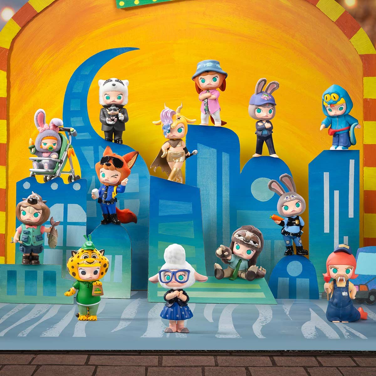 nm-1297) POPMART ズートピア MOLLY アクションフィギュア MOLLY x ズートピア コラボシリーズ | POP MART (Japan)
