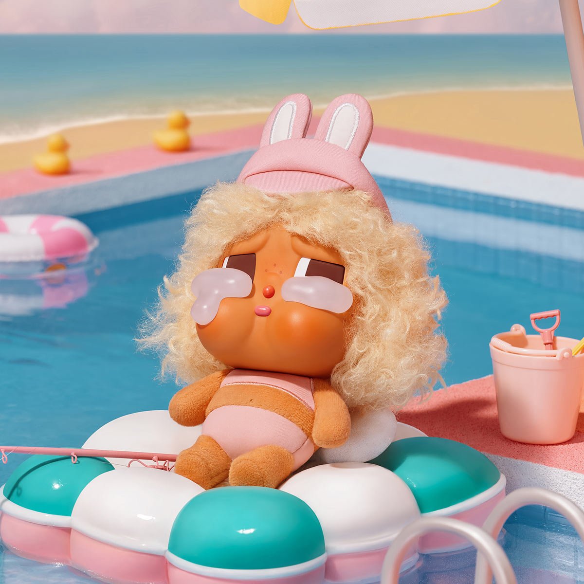 CRYBABY Vacation Mode On シリーズ ぬいぐるみペンダント | POP MART