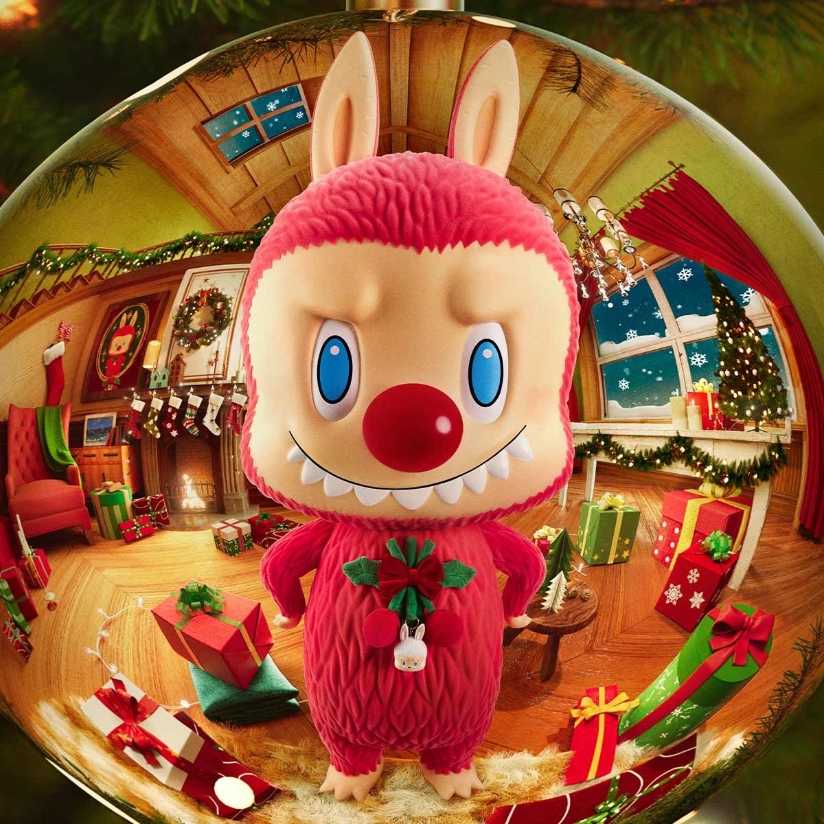 MEGA LABUBU TEC 1000% Winter Holiday | POP MART (Australia)
