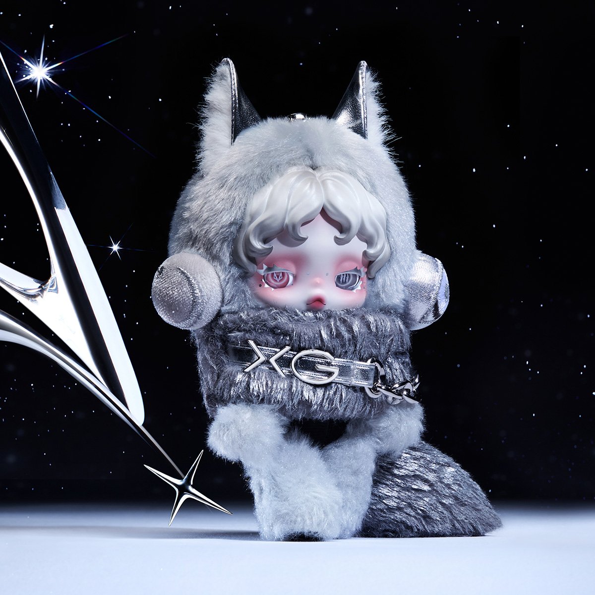 SKULLPANDA × XG ぬいぐるみペンダント（日本限定） | POP MART (Japan)