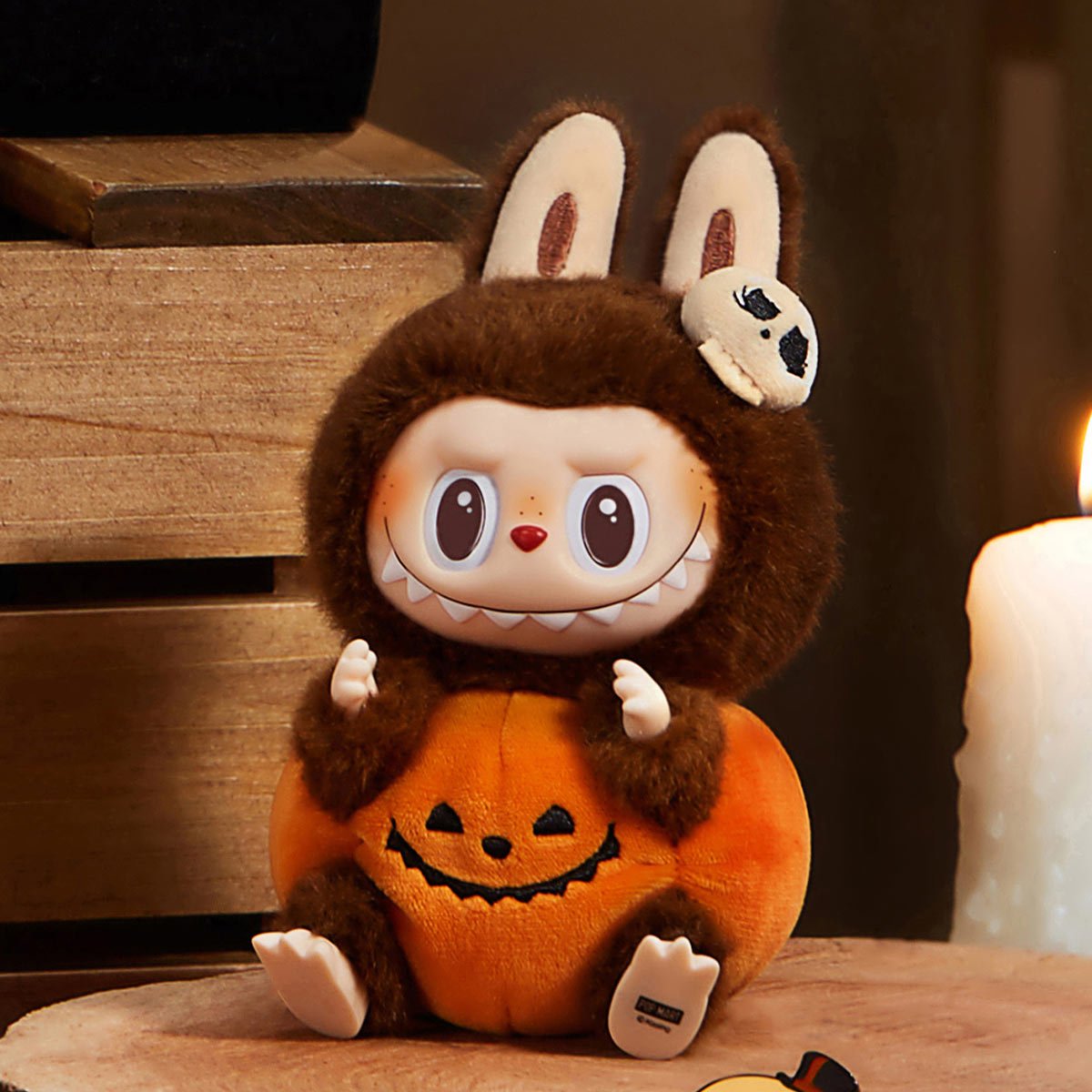 Pumpkin Plush Pendant popma r t Happy Halloween Party Series-Sitting Pumpkin Vinyl Plush Pendant