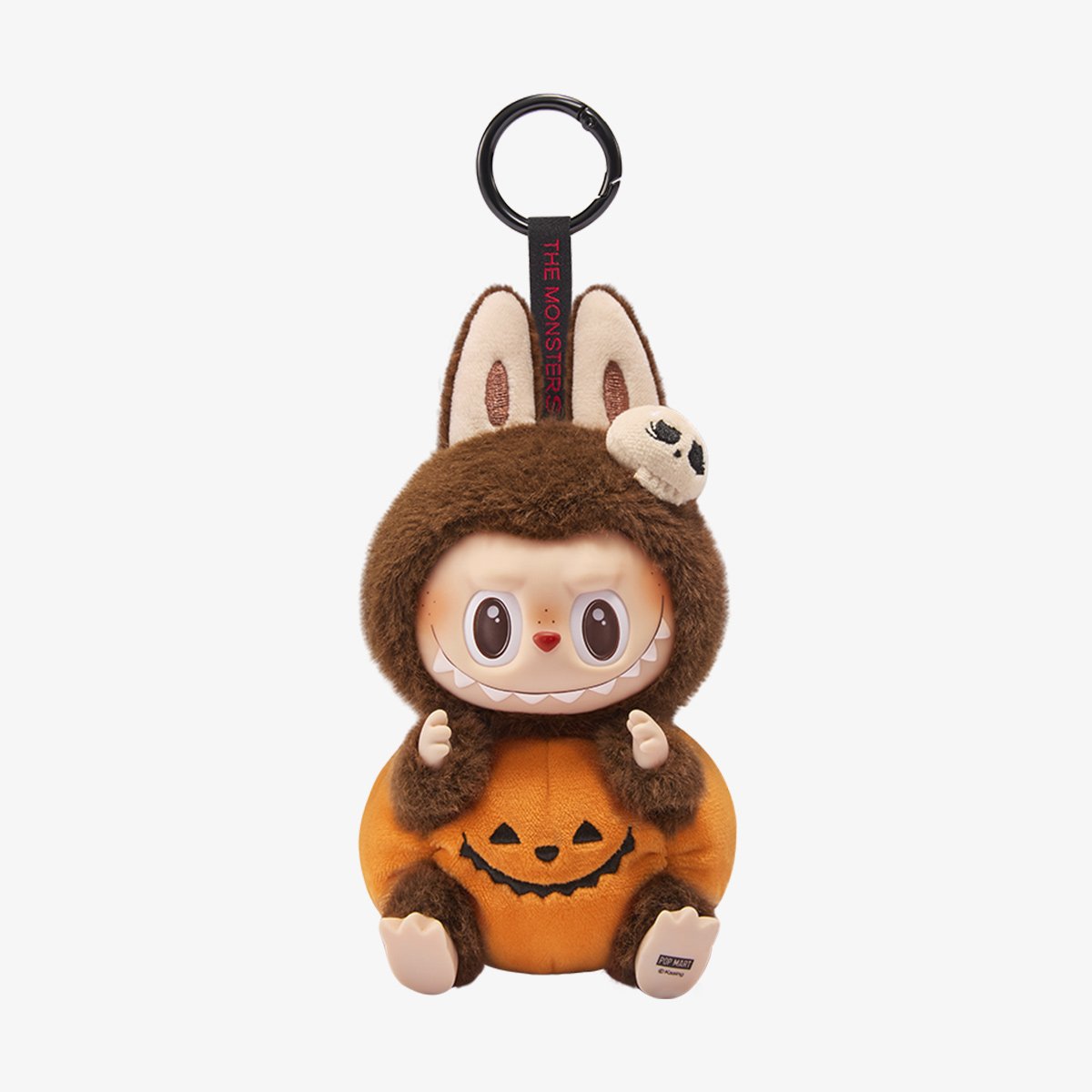 POPMART LABUBU ハロウィン ぬいぐるみペンダント Happy Halloween Party Series-Sitting Pumpkin Vinyl Plush Pendant