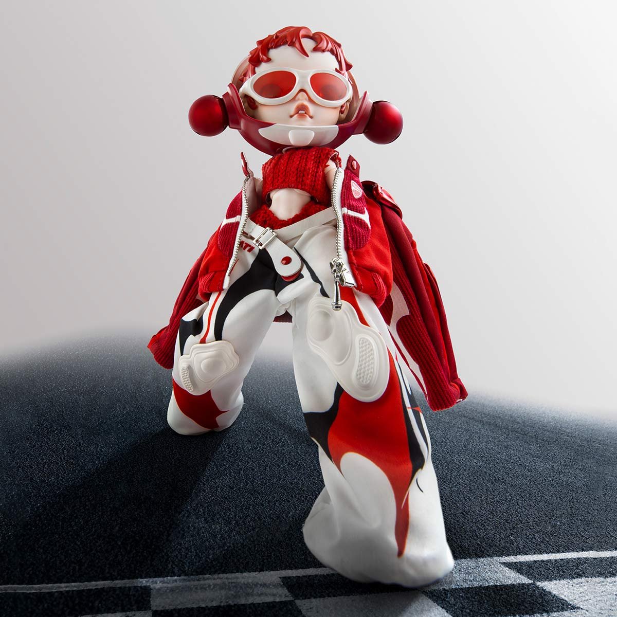 SKULLPANDA DUCATI スカルパンダ ドゥカティ フィギュア SKULLPANDA × DUCATI 1/6 アクションフィギュア | ポップマート